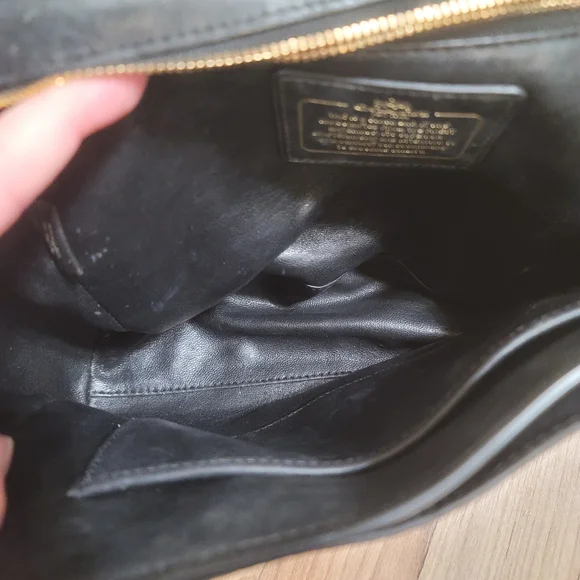 Coach Drifter Carryall In Colorblock Exotic Embossed Leather Black Animal Print - Picture 6 of 9